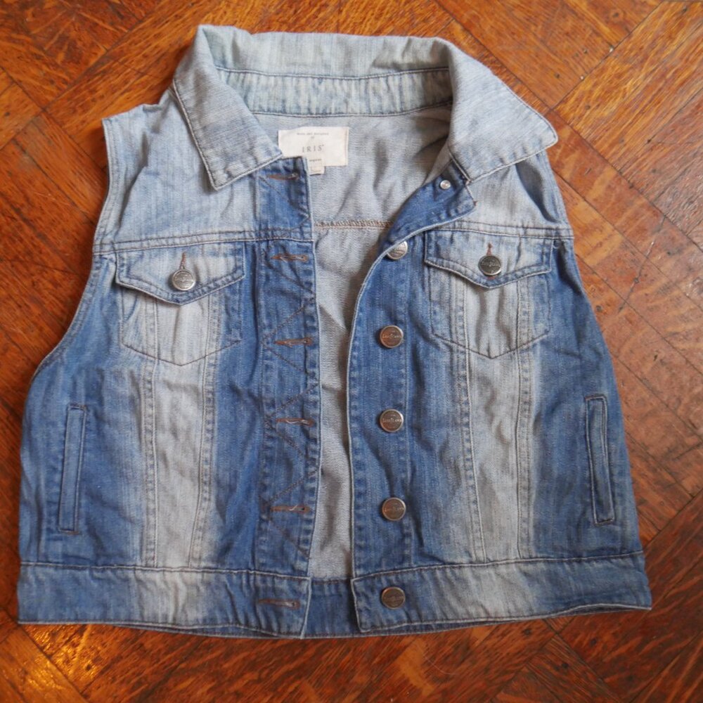 Jean Jacket no sleeve